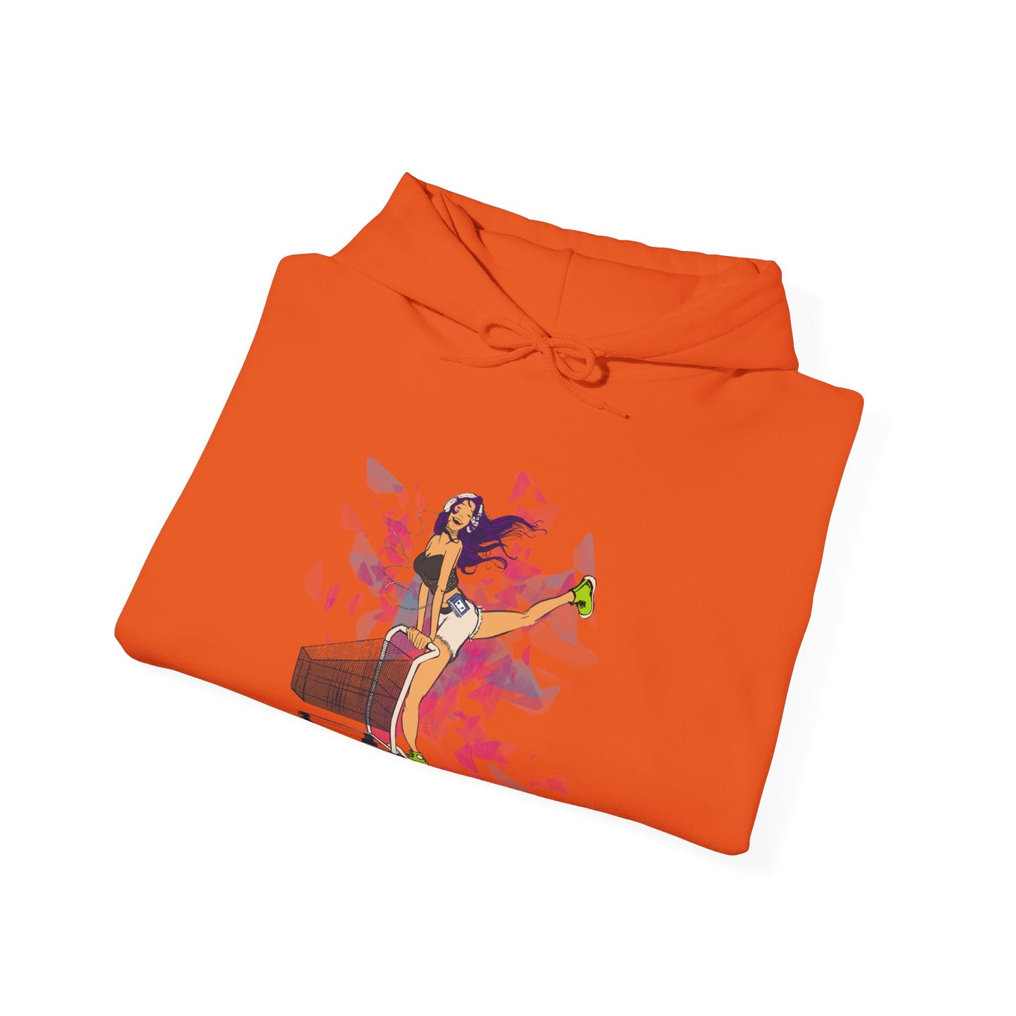 Playful Graphic Hoodie for Everyday Fun, Unisex Hooded Sweatshirt, Casual Wear, Gift for Her, Cozy Comfort