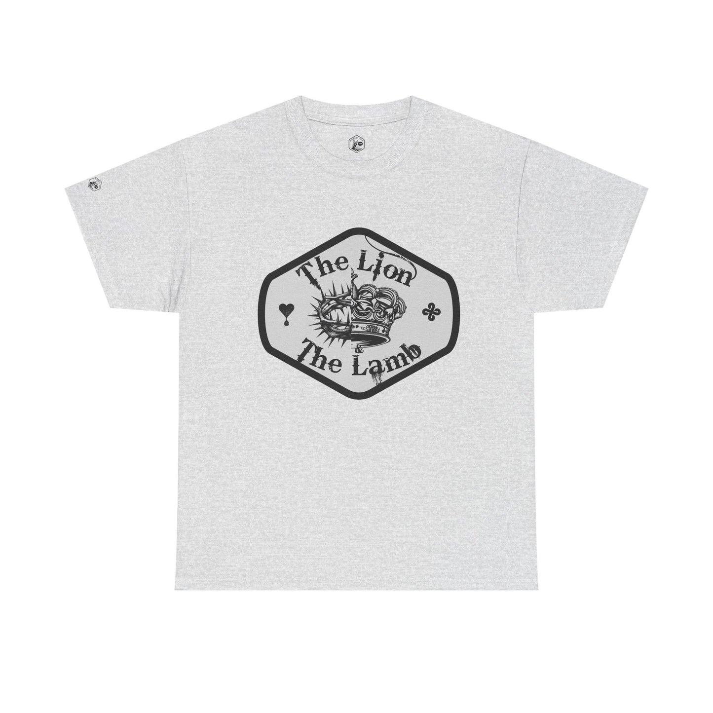 The Lion & The Lamb Unisex Heavy Cotton Tee - Casual Graphic T-Shirt for Everyday Wear
