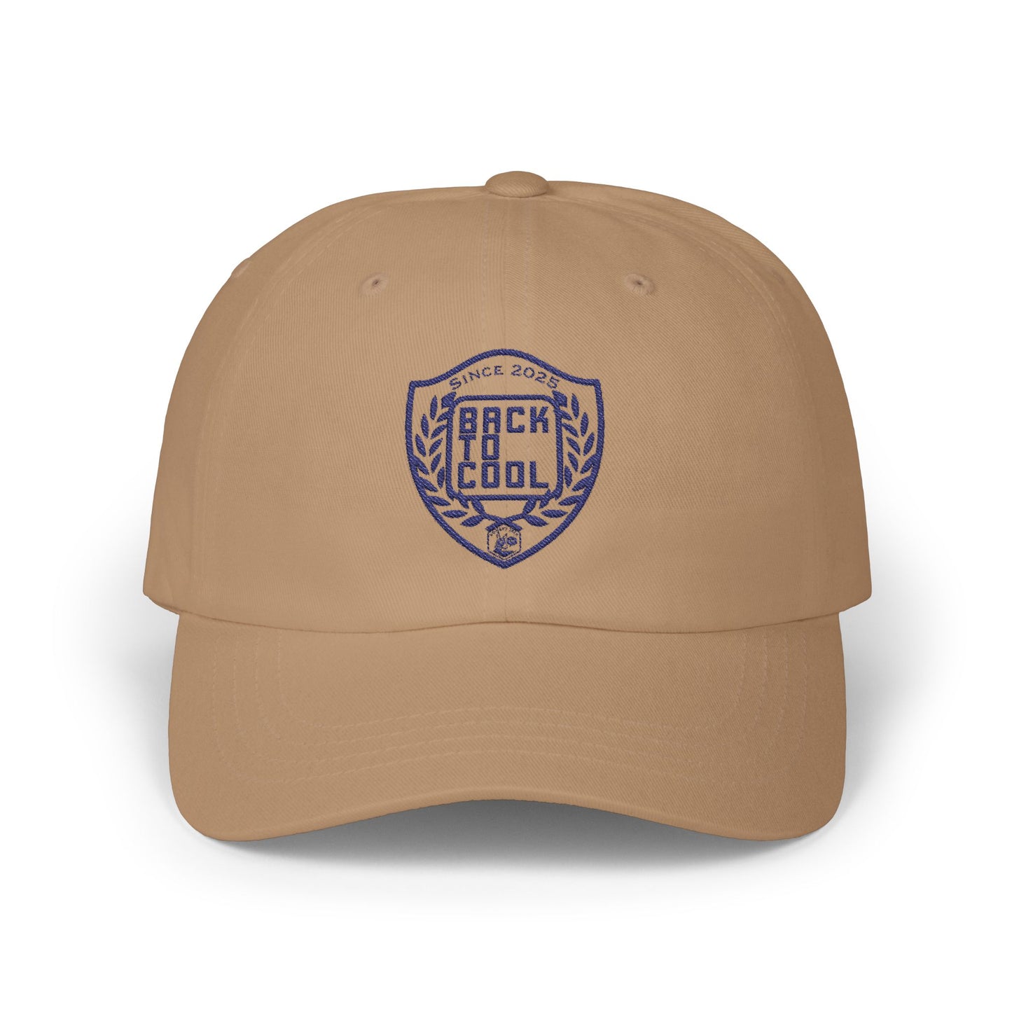Back to Cool Classic Dad Cap - Trendy White Baseball Hat for Comfortable Style