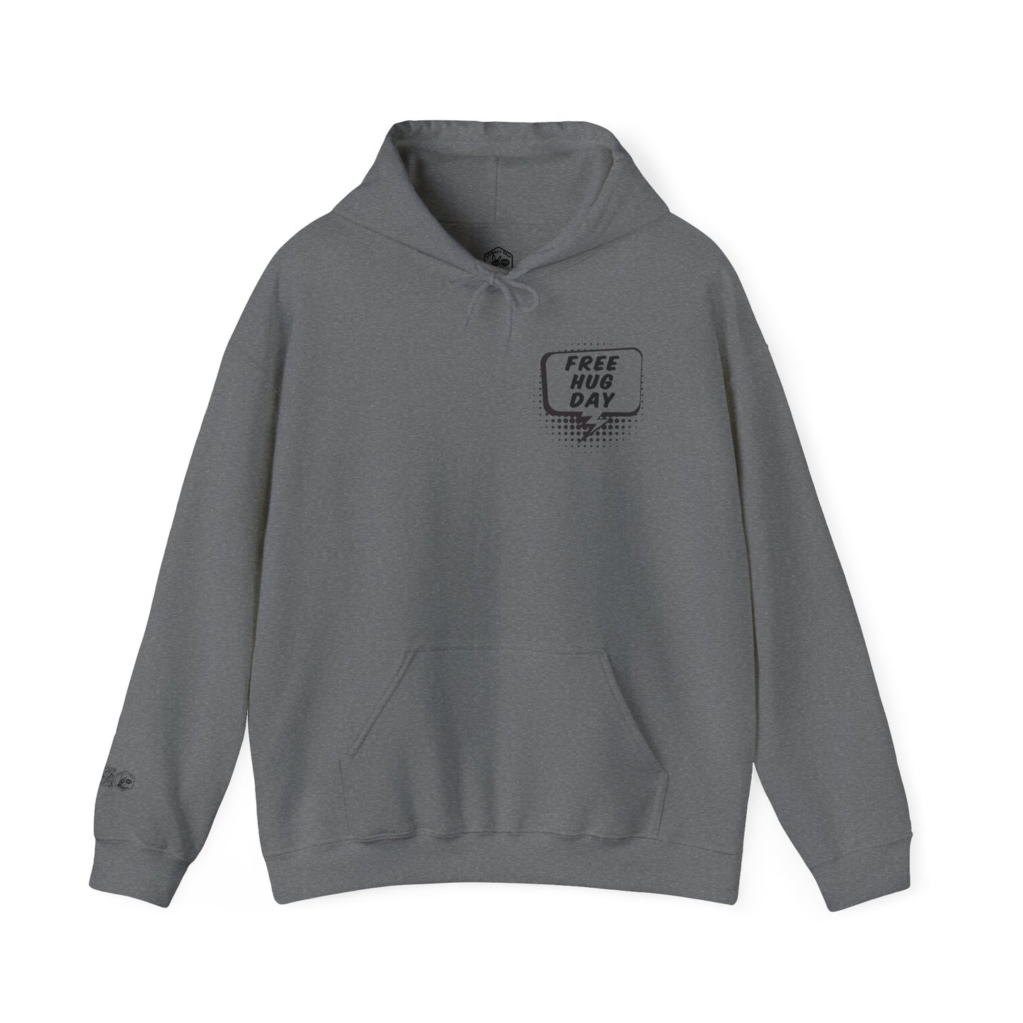 Unisex Heavy Blend™ Hooded Sweatshirt - Free Hug Day & A Big Hug Design