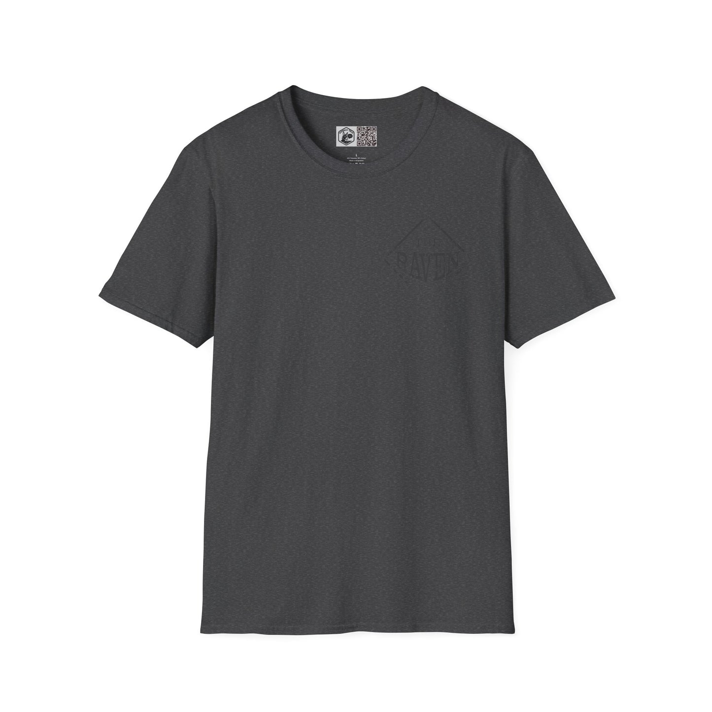 Unisex Softstyle T-Shirt with Raven Graphic - Perfect for Literary Fans