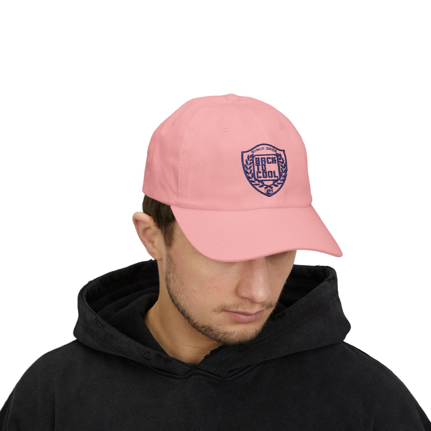 Back to Cool Classic Dad Cap - Trendy White Baseball Hat for Comfortable Style