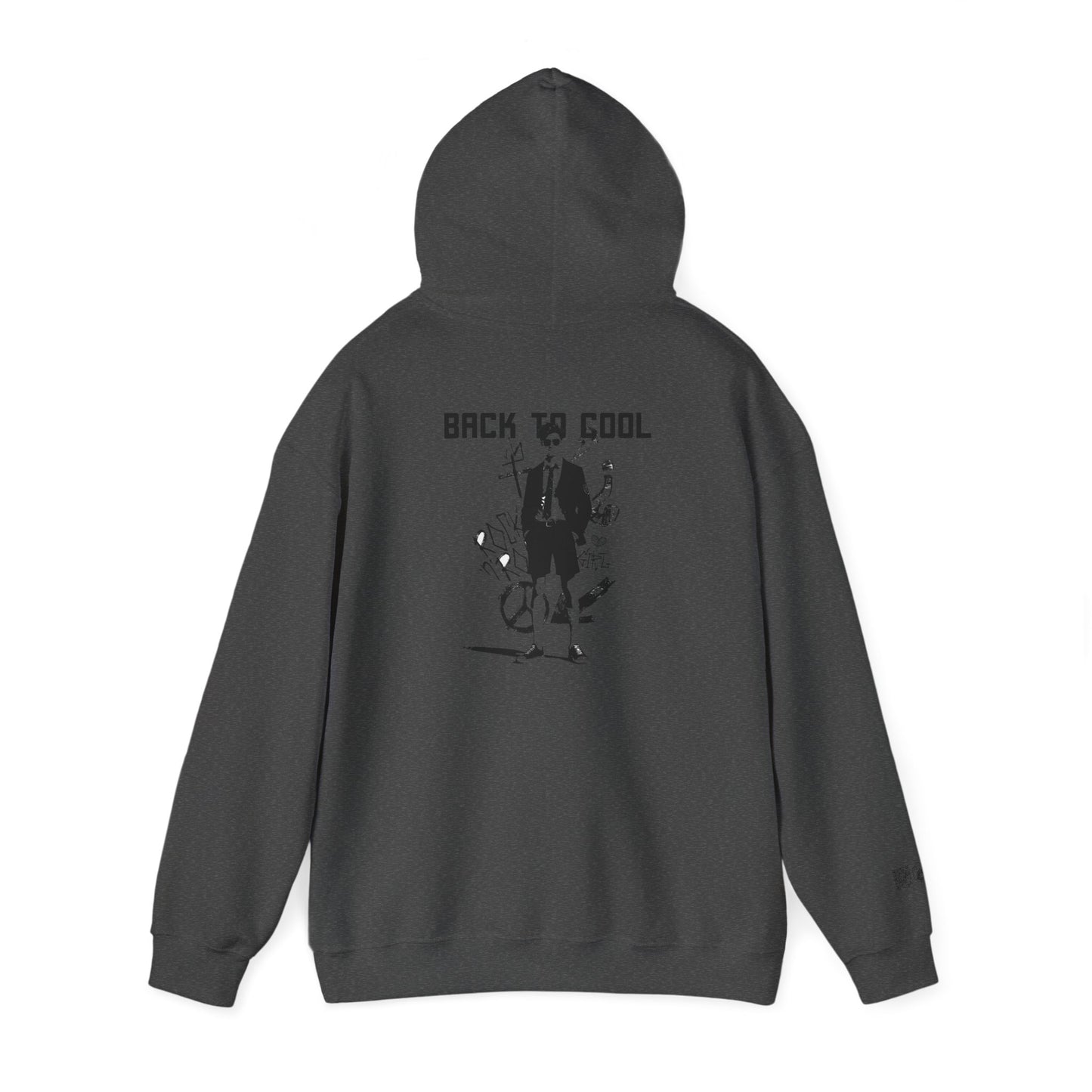 Back to Cool Unisex Heavy Blend Hoodie - Retro Style Graphic Sweatshirt
