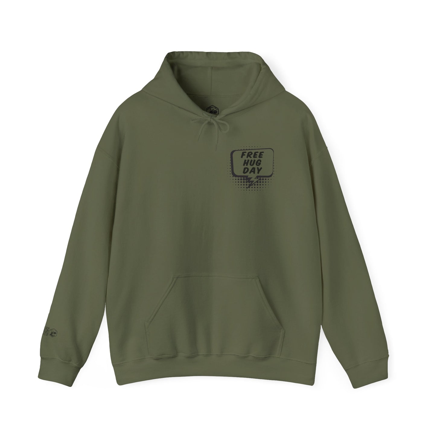 Unisex Heavy Blend™ Hooded Sweatshirt - Free Hug Day & A Big Hug Design