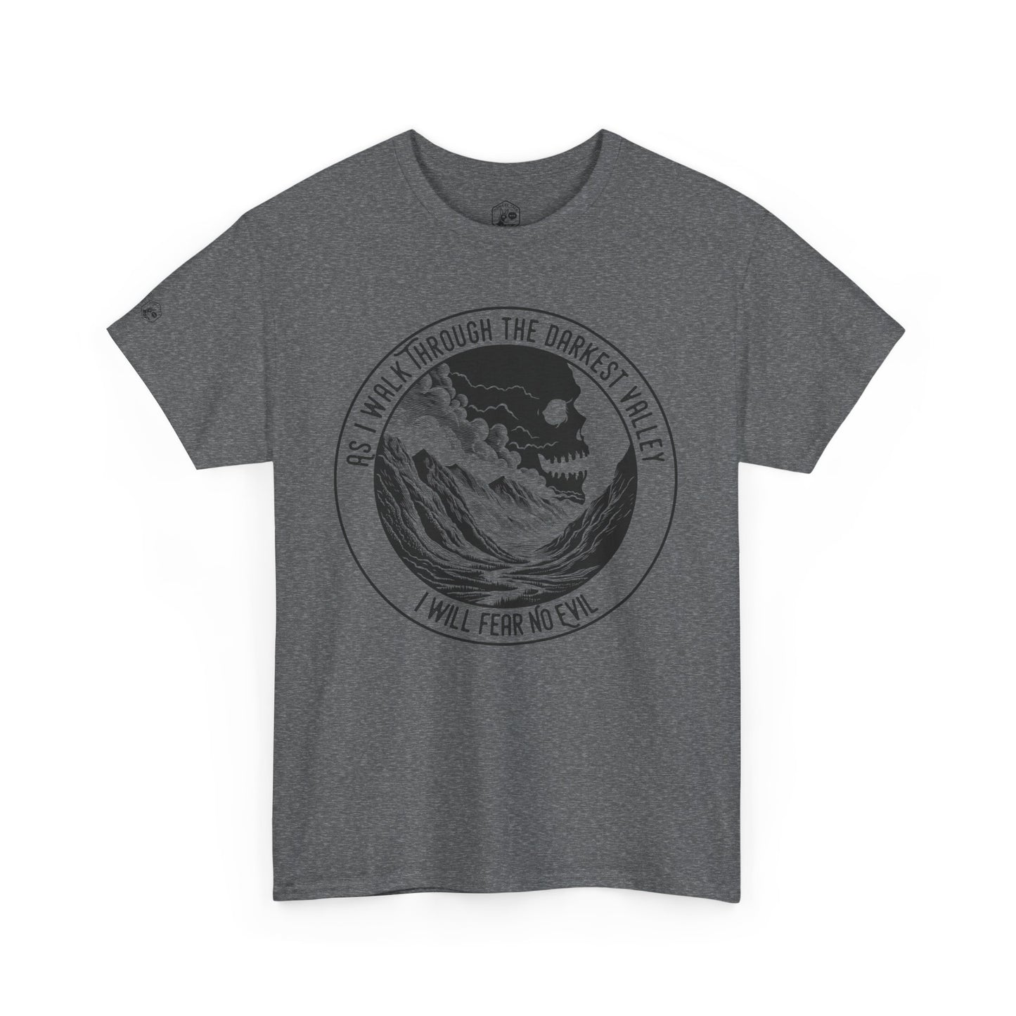 Unisex Heavy Cotton Tee - Fear No Evil Graphic T-Shirt