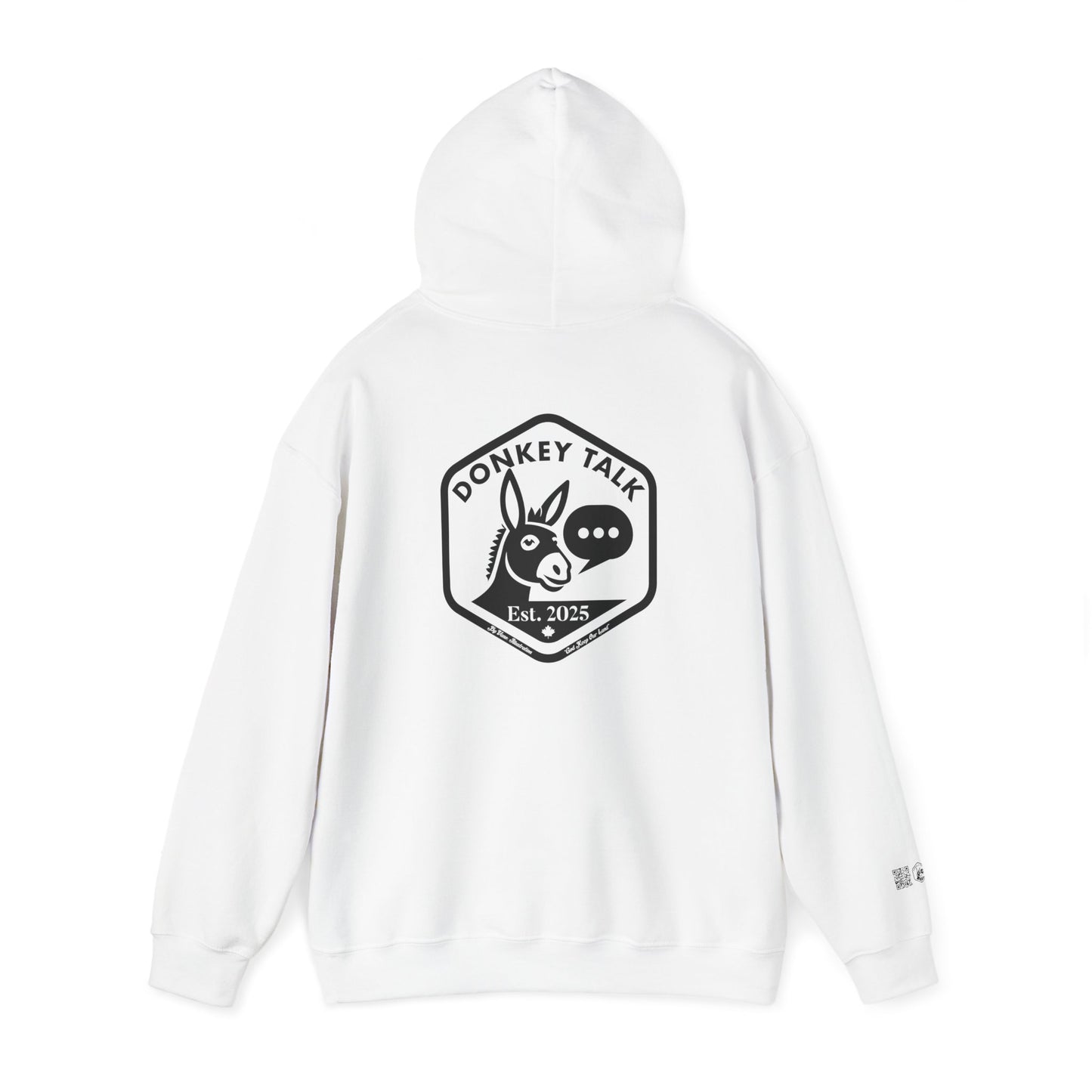 Unisex Donkey Talk Hoodie – Cozy Heavy Blend Sweatshirt for Animal Lovers