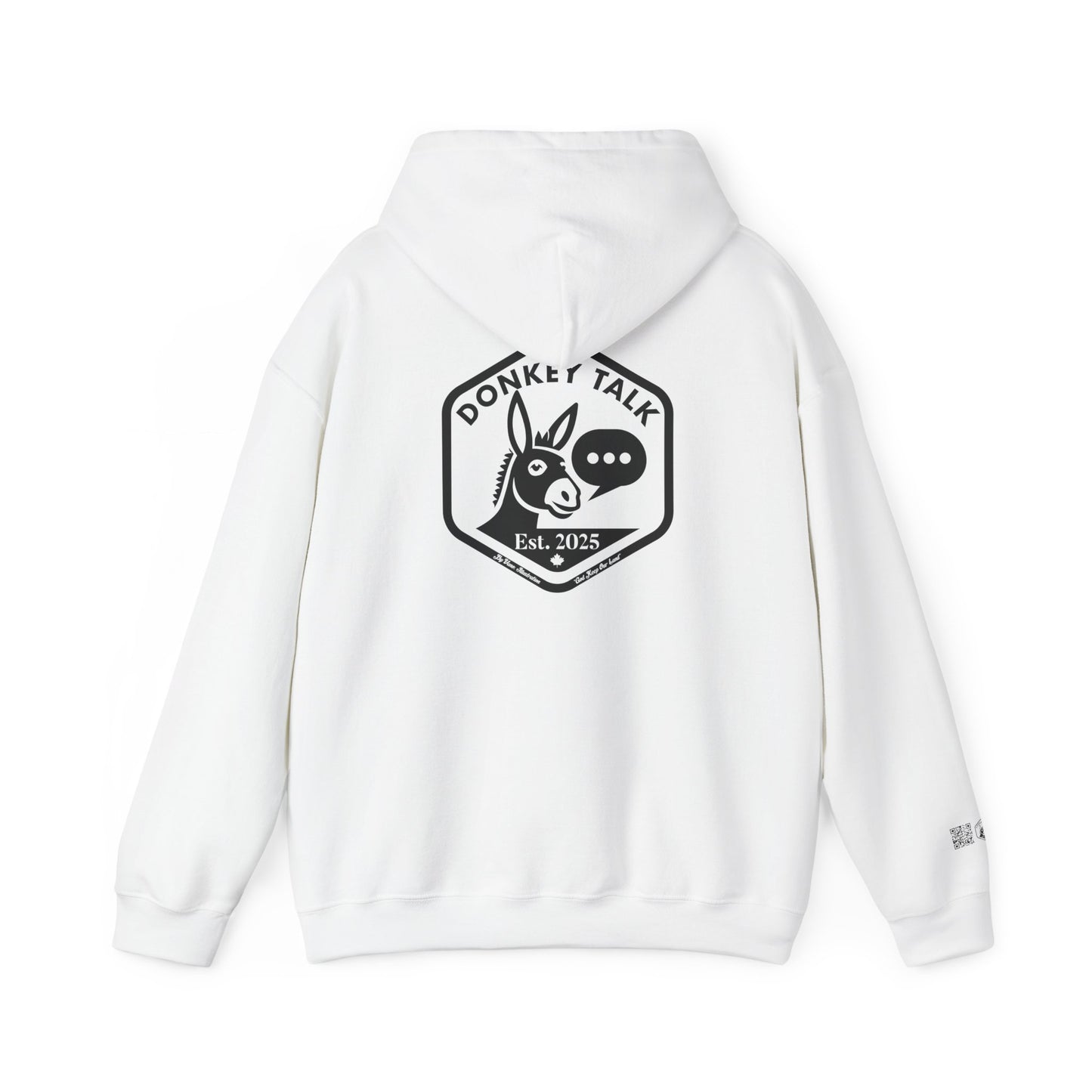 Unisex Donkey Talk Hoodie – Cozy Heavy Blend Sweatshirt for Animal Lovers