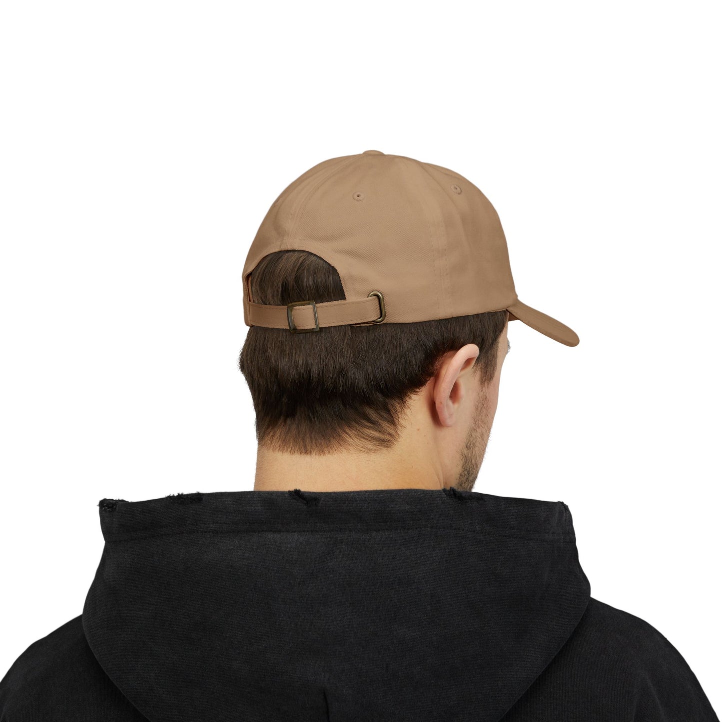 Donkey Talk Dad Cap - Great Casual White Hat with Our Awesome Logo