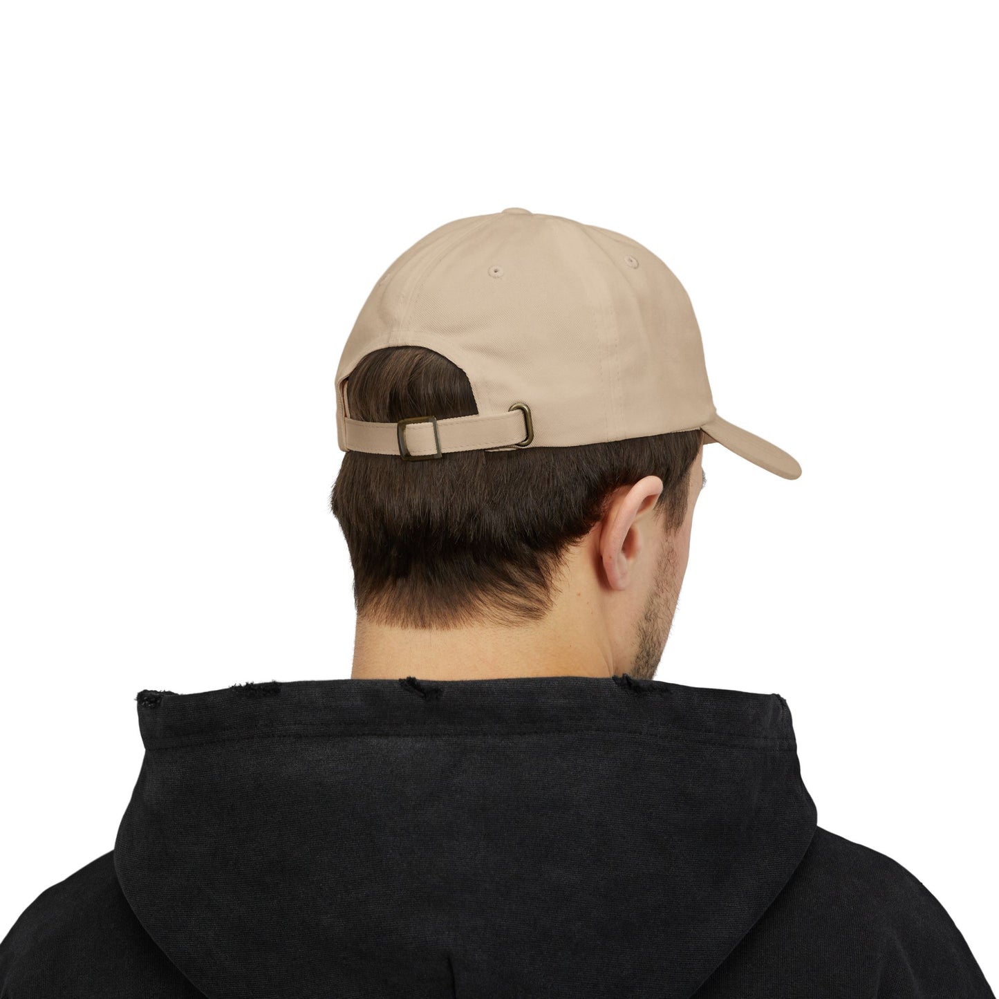 Donkey Talk Dad Cap - Great Casual White Hat with Our Awesome Logo