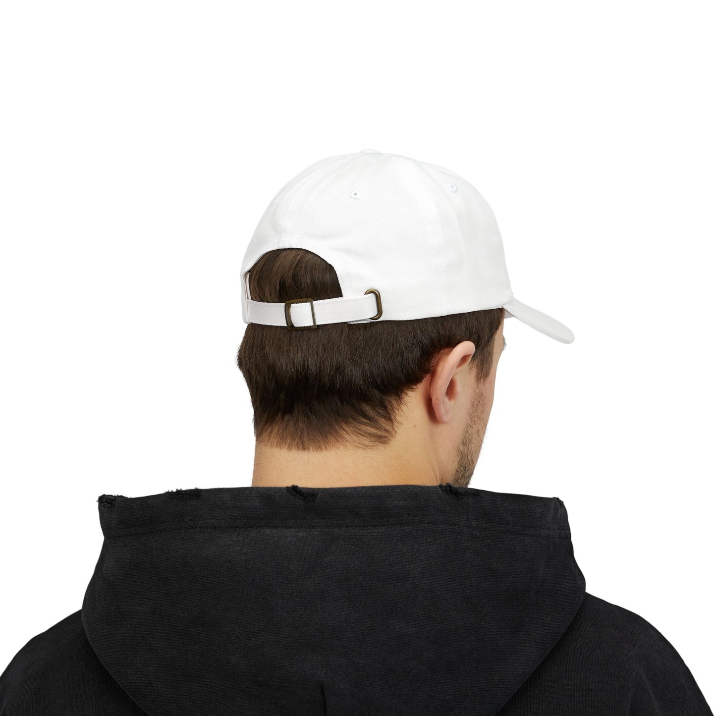 Donkey Talk Dad Cap - Great Casual White Hat with Our Awesome Logo