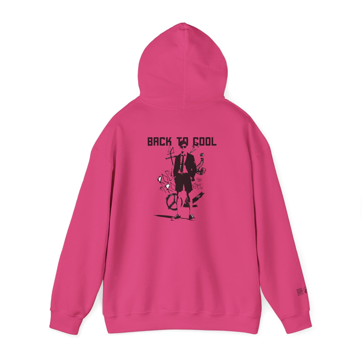 Back to Cool Unisex Heavy Blend Hoodie - Retro Style Graphic Sweatshirt