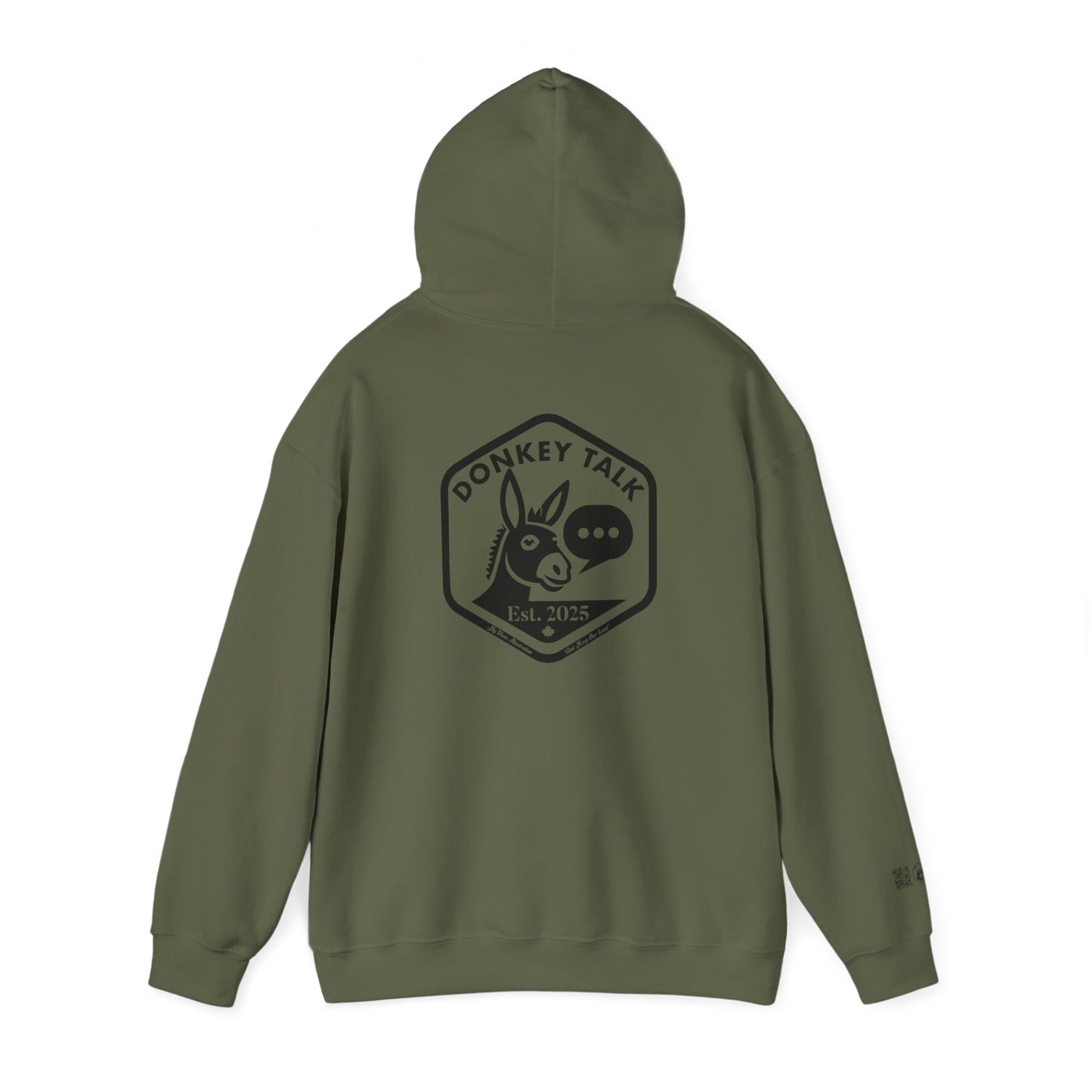 Unisex Donkey Talk Hoodie – Cozy Heavy Blend Sweatshirt for Animal Lovers