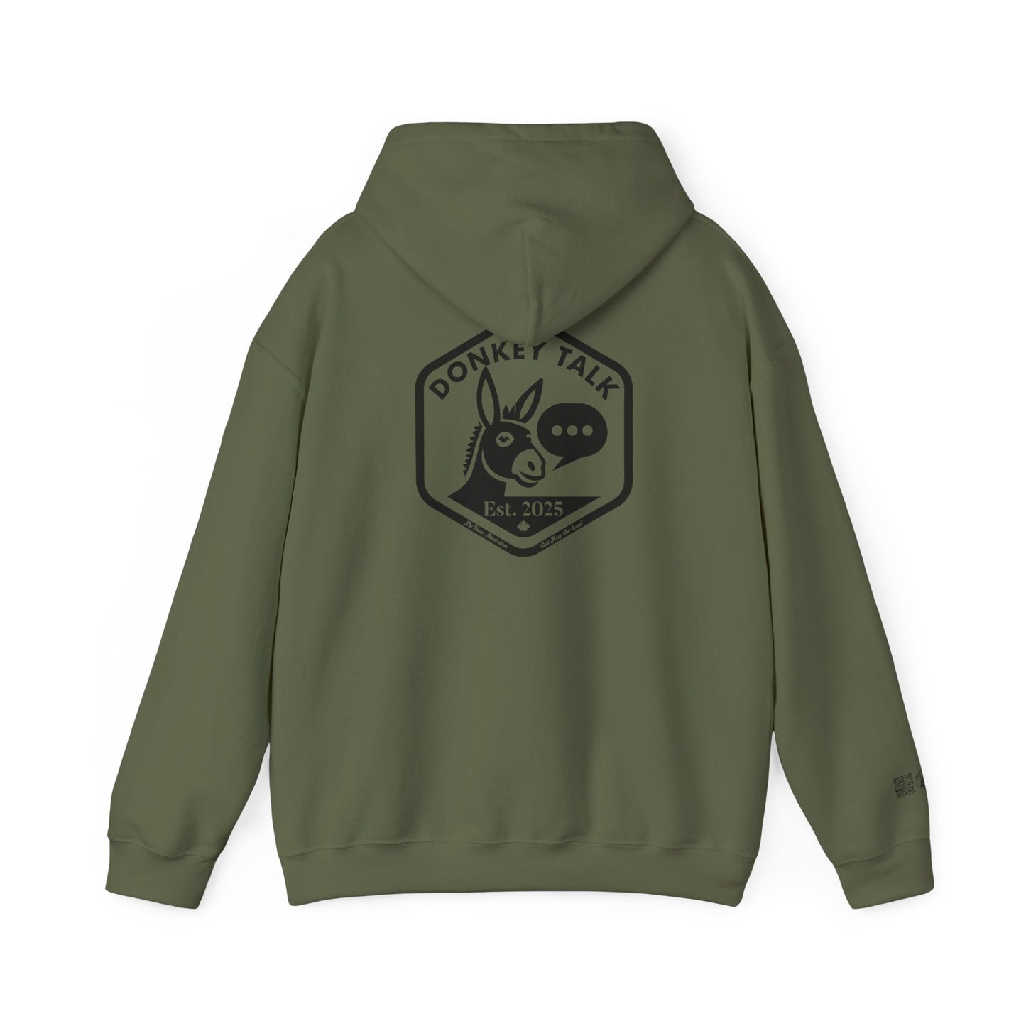 Unisex Donkey Talk Hoodie – Cozy Heavy Blend Sweatshirt for Animal Lovers