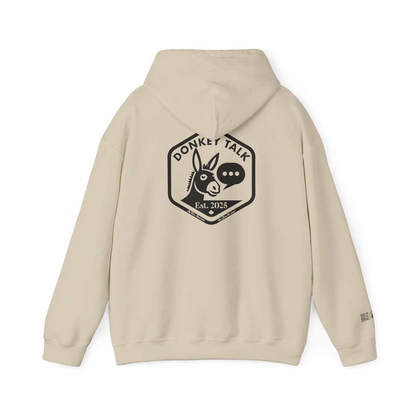 Unisex Donkey Talk Hoodie – Cozy Heavy Blend Sweatshirt for Animal Lovers