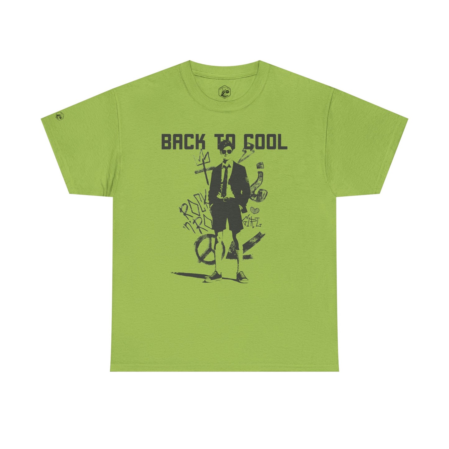 Back to Cool Unisex Heavy Cotton Tee - Retro Street Art Graphic T-Shirt