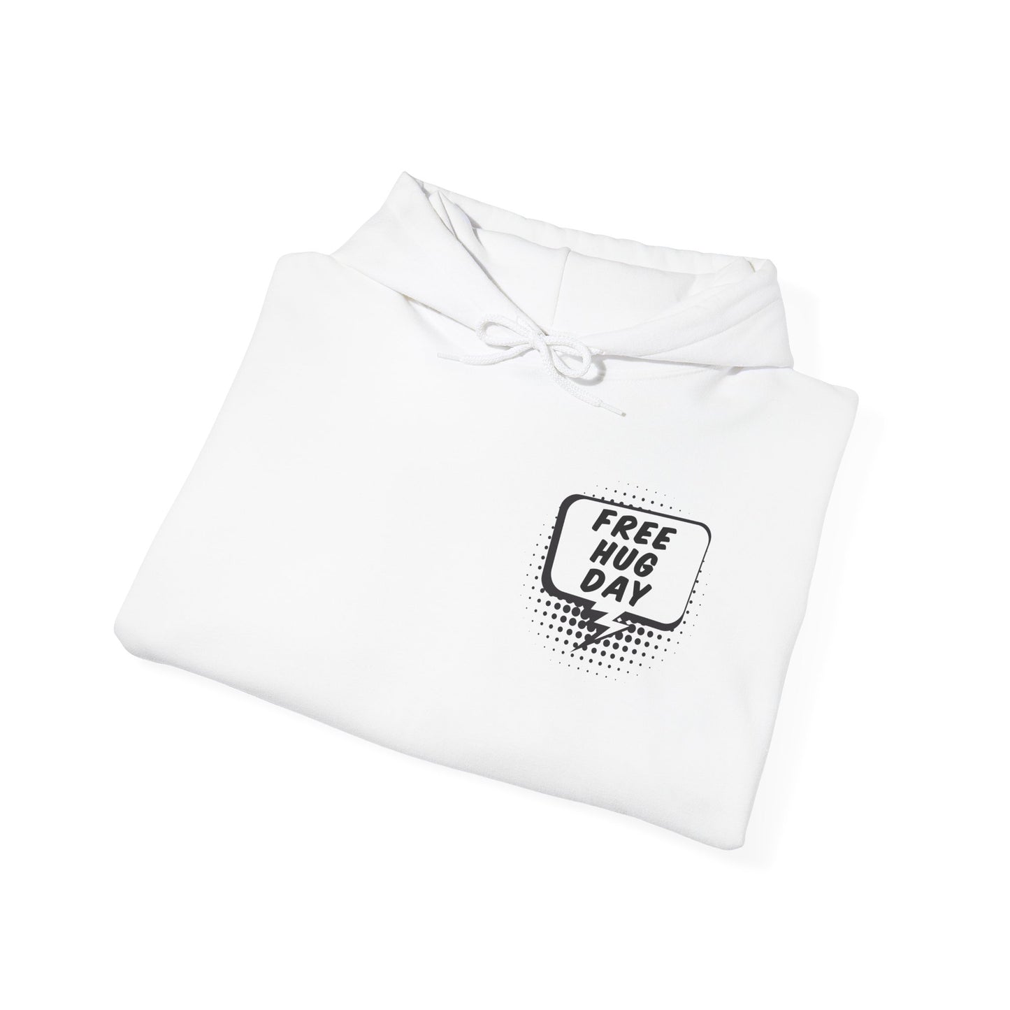 Unisex Heavy Blend™ Hooded Sweatshirt - Free Hug Day & A Big Hug Design