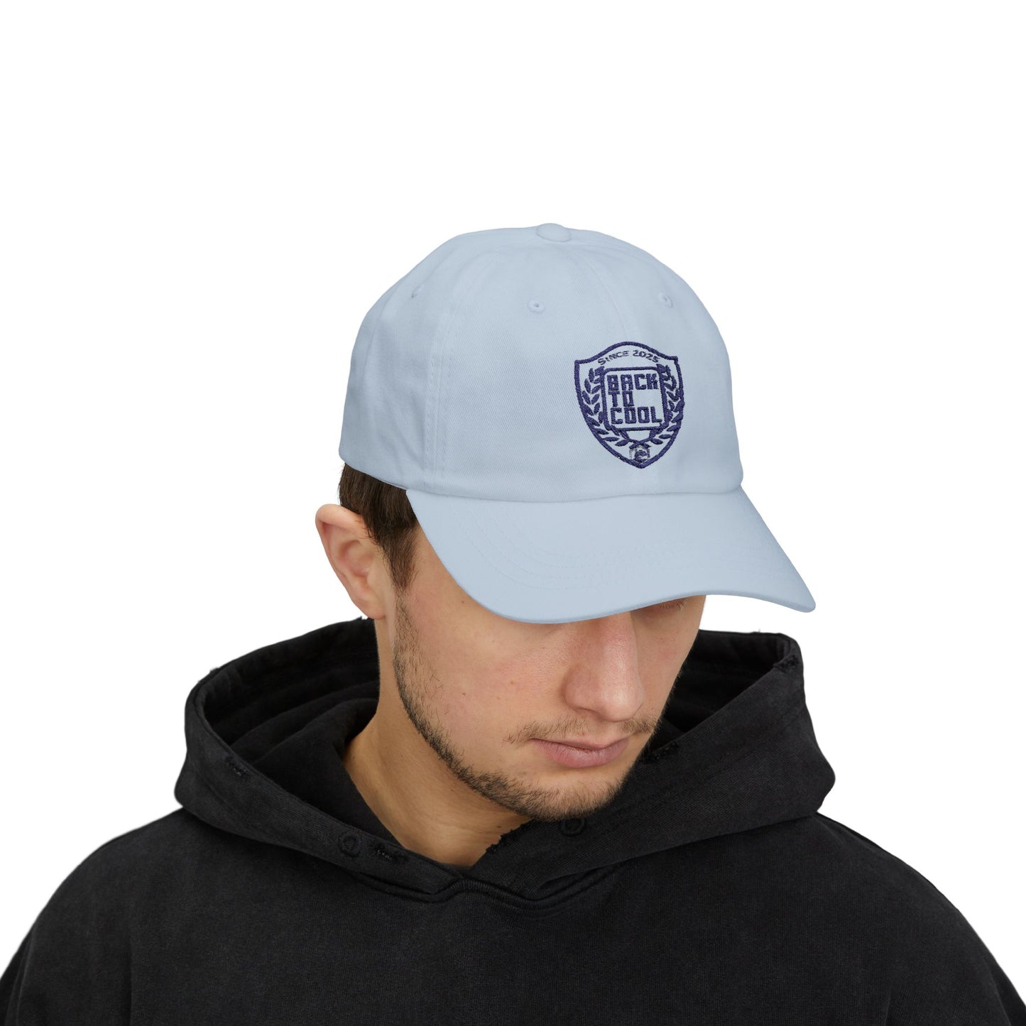 Back to Cool Classic Dad Cap - Trendy White Baseball Hat for Comfortable Style