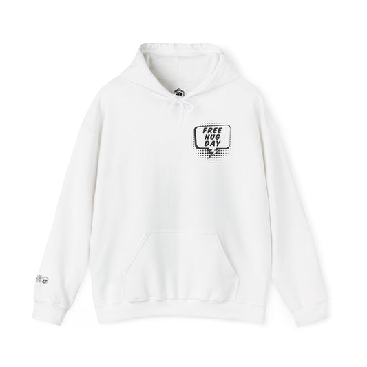 Unisex Heavy Blend™ Hooded Sweatshirt - Free Hug Day & A Big Hug Design